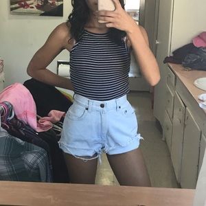 VINTAGE RIDERS MOM DENIM SHORTS